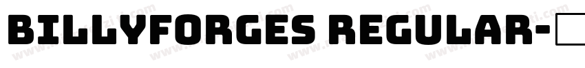Billyforges Regular字体转换